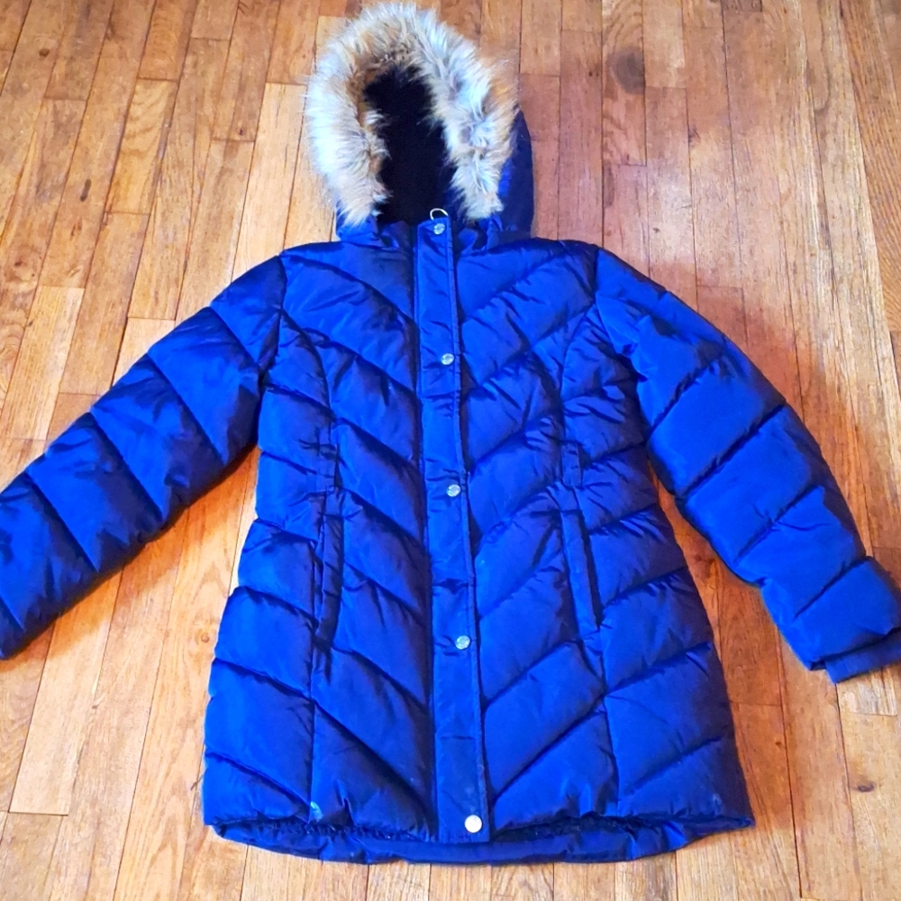 Justice Navy size 12-14 coat